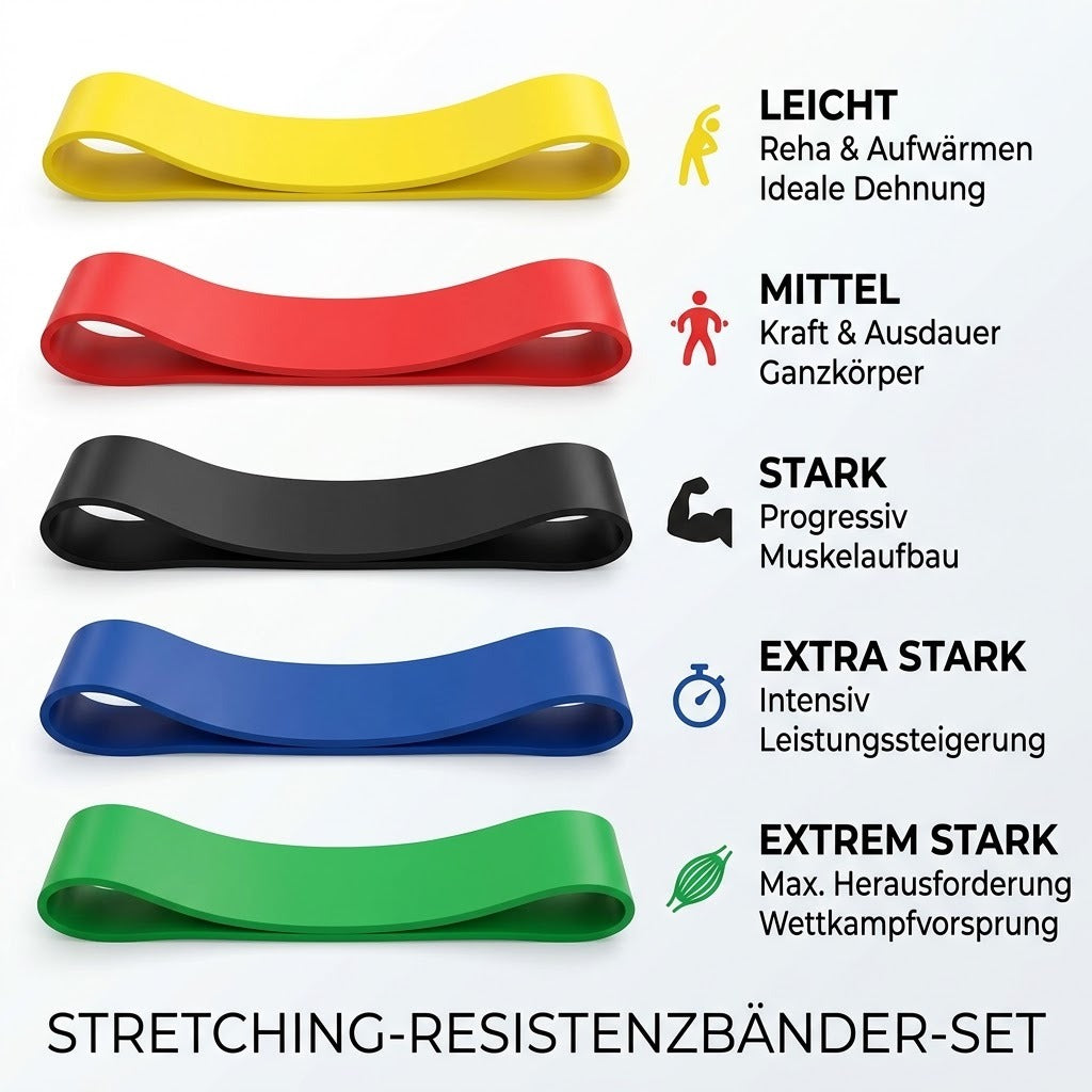 Movera® Resistance Bänder Set (5 Stufen)